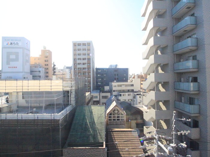 室内からの展望 プランベイム大須駅前