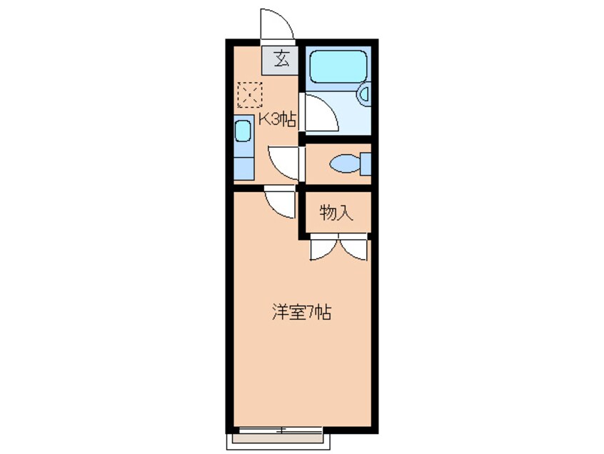 間取図 小呂ハイツ