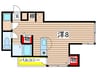 セラヴィ杁中 1Rの間取り