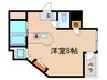 セラヴィ杁中 1Rの間取り