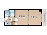 オアシス日向 2Kの間取り