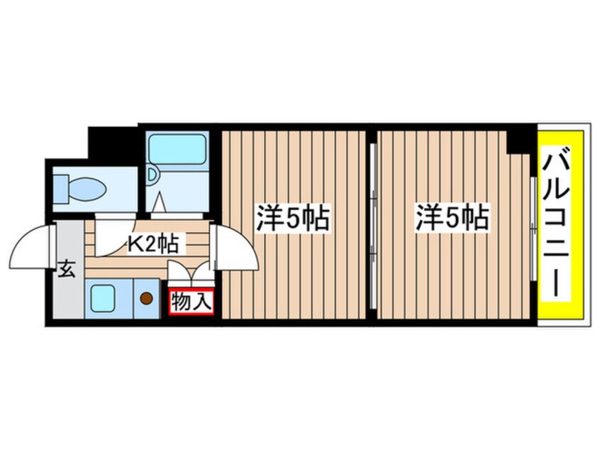間取図 オアシス日向