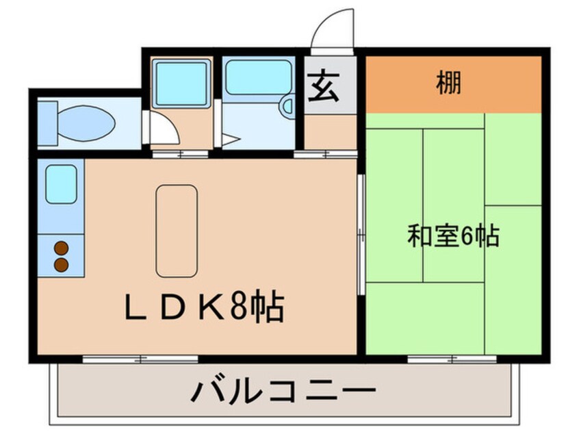 間取図 第三貞和ﾋﾞﾙ