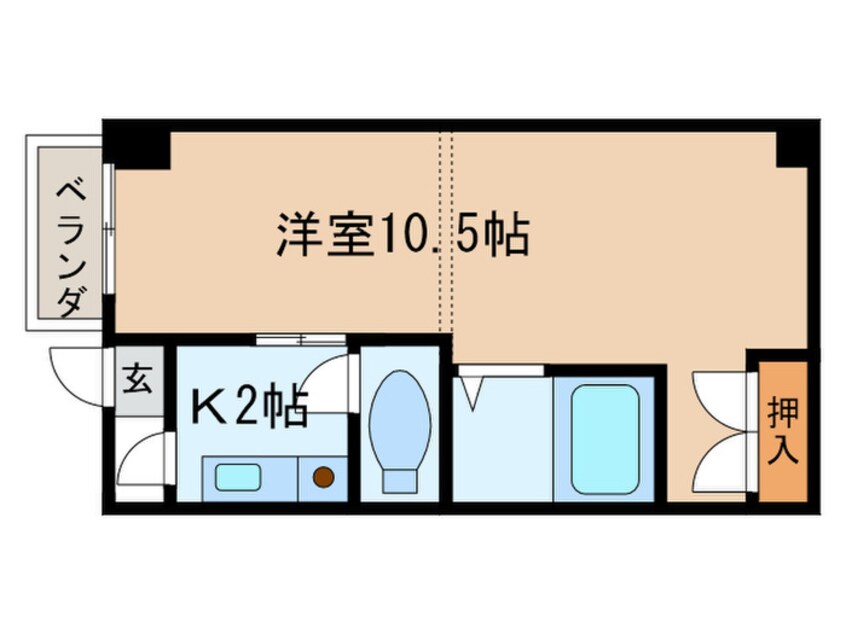 間取図 第三貞和ﾋﾞﾙ