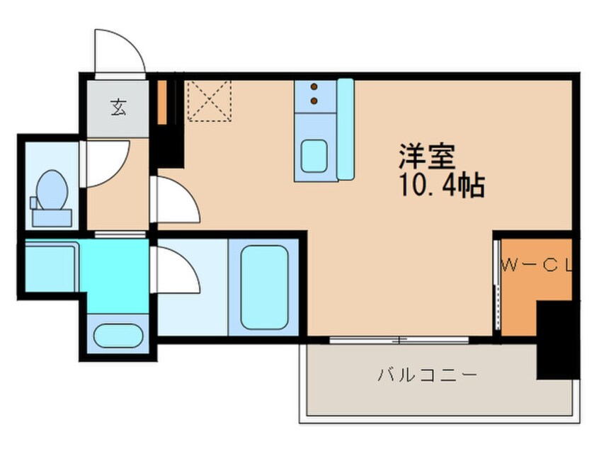 間取図 ﾊｰﾓﾆｰﾚｼﾞﾃﾞﾝｽ名古屋ＥＡＳＴ