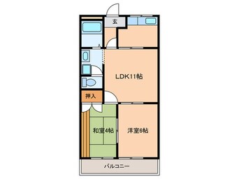 間取図 ルナパーク１０８