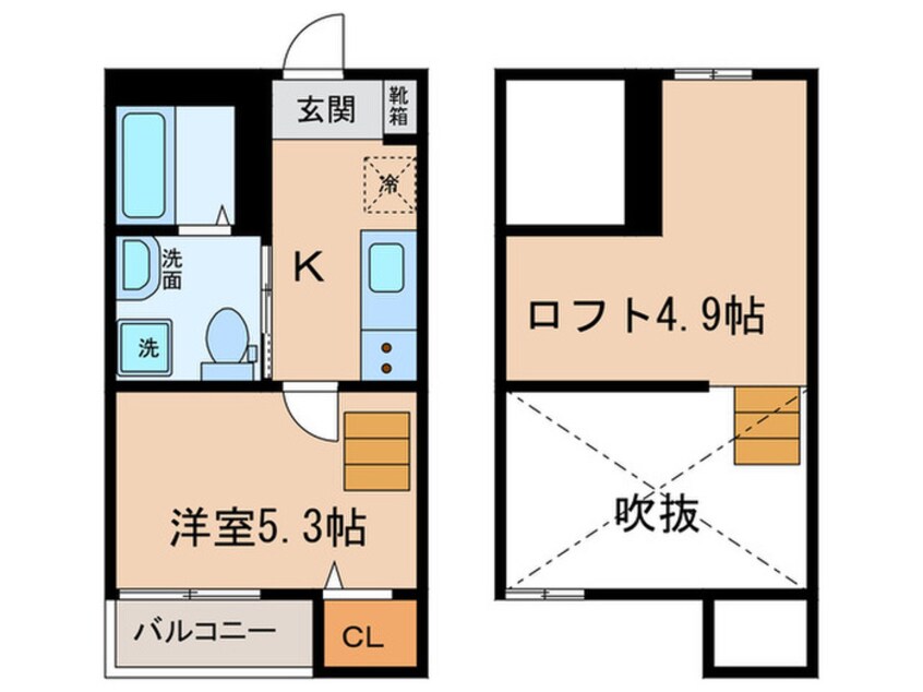 間取図 コンフォート上高畑