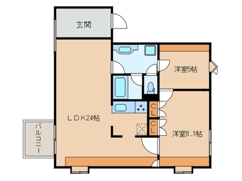 間取図 TASHIRO71