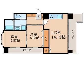 間取図 レジデンス・ア－ビジョン