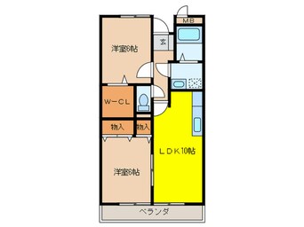 間取図 フリュイティア1