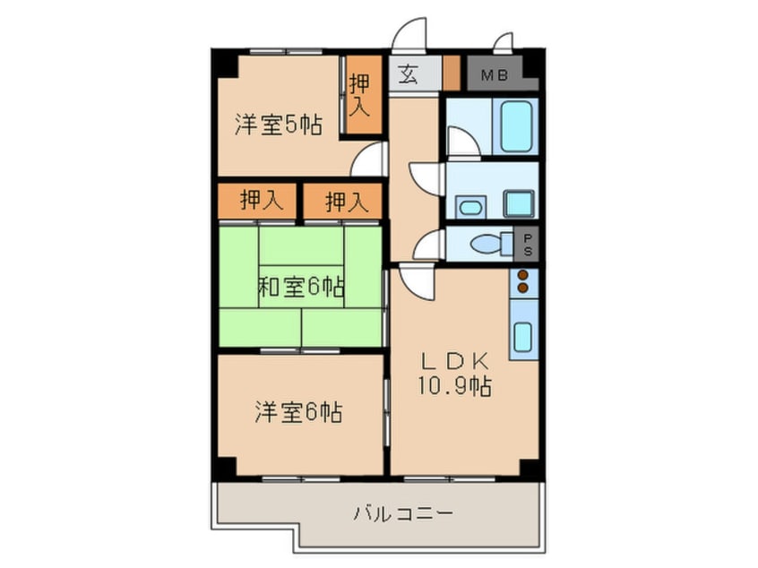 間取図 グランド－ル大幸Ⅰ