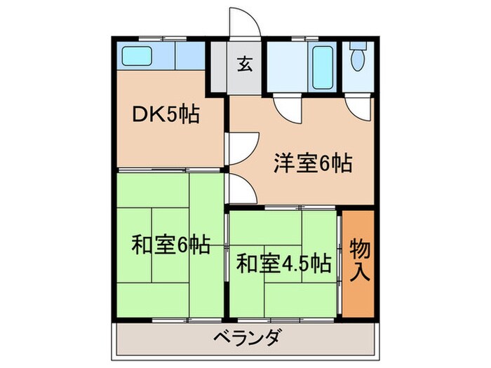 間取り図 五才美ハイツ