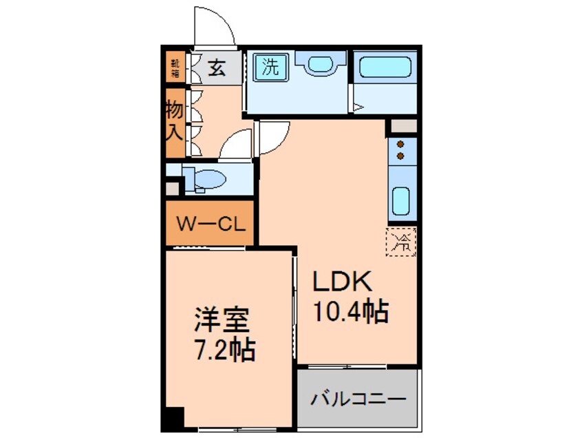 間取図 パークアクシス白壁