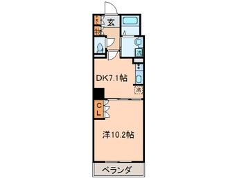 間取図 パークアクシス白壁