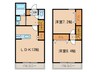 ヴィラマイオ 2LDKの間取り
