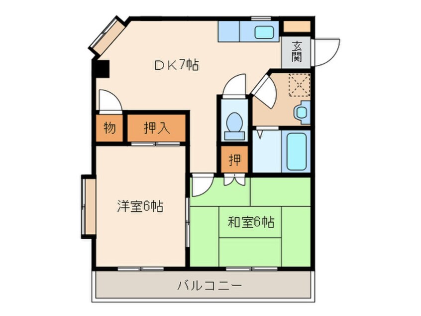 間取図 グリーンハイツ東山