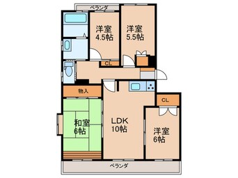 間取図 サンアルカ社が丘