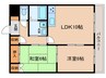 リバ－サイド前田 2LDKの間取り