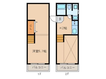 間取図 Ｇｒａｎｄｏｌｅ志賀本通Ⅱ