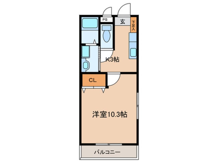 間取図 ハイツ月見
