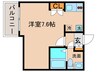 ライブコ－ト丸の内 1Rの間取り