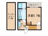 Casa Agio 1Kの間取り