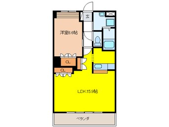 間取図 コンフォ－ル前田Ⅲ