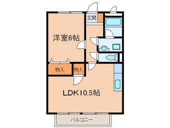 間取図 SurPlus　Two　若杉