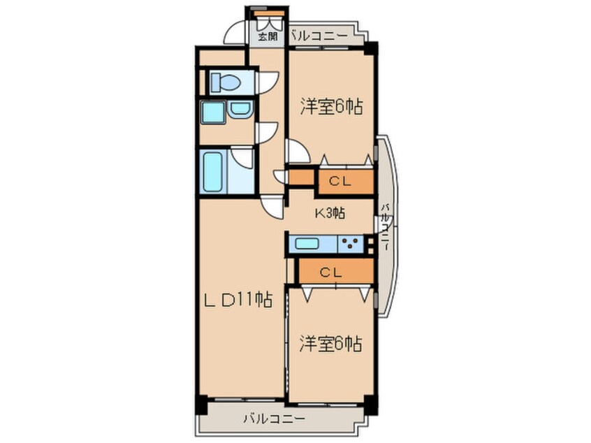 間取図 フェリ－チェ