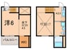 Ｅｍｉｌｌｉａ　22 1Kの間取り