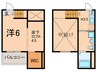 Ｅｍｉｌｌｉａ　22 1Kの間取り