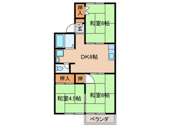 間取図 サンパーク大成