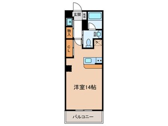 間取図 グレンパ－ク中島