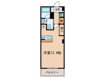 間取図 グレンパ－ク中島