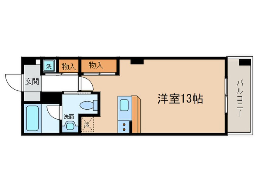 間取図 グレンパ－ク中島