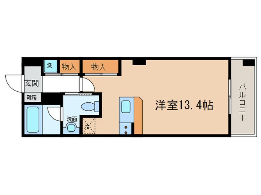 間取図 グレンパ－ク中島