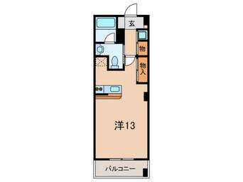 間取図 グレンパ－ク中島