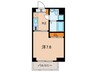 ｗｉｌｌＤｏ高畑 1Kの間取り
