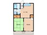小島マンション 2DKの間取り