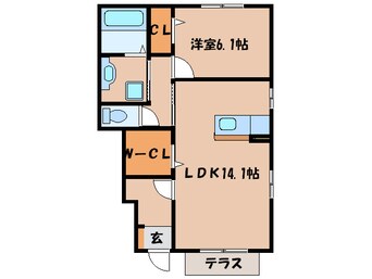 間取図 ガーデンモールＡ棟