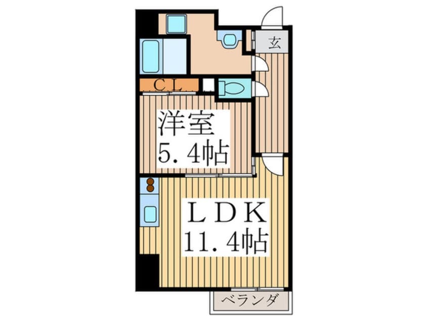 間取図 レジディア久屋大通Ⅱ