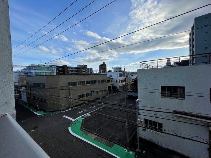 室内からの展望 TRY Ⅱ 柳川