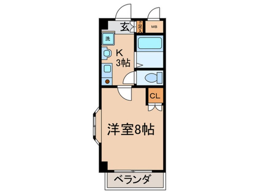 間取図 クラウンヒルズ