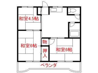 間取図 ファミ－ル丸根