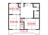 ファミ－ル丸根 3DKの間取り