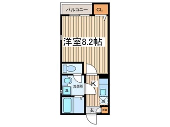 間取図 クレフラスト鶴里