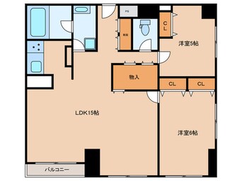 間取図 月見ヶ丘マンションG棟(4B)