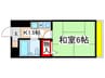 新栄ロイヤルハイツ 1Kの間取り