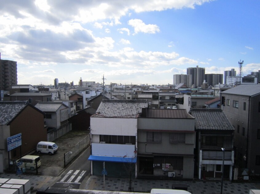 室内からの展望 プチ桜