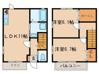 間取図 アプト庄内緑地Ⅱ棟